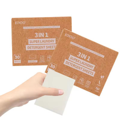 Dobra cena Eco-Friendly Biodegradable Laundry Detergent Strips Laundry Sheet  w Internecie