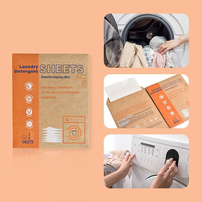 Wykonawca bielizny Run Remover Sheets Tkaniny miękczyniczy Sheet dla skutecznych plamy prania