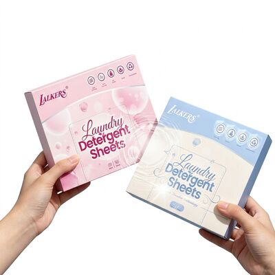 Dobra cena 100% ekologiczne prześcieradła do prania na bazie roślin z opakowaniami bez odpadów i wstępnie zmierzonymi paskami detergentu w Internecie