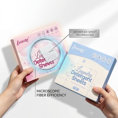 Płytki z detergentem do prania bez użycia chemicznego przetestowane dermatologicznie pod kątem bezpiecznego stosowania w ciąży i u niemowląt
